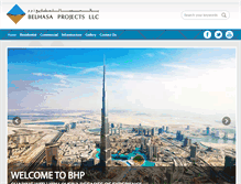 Tablet Screenshot of belhasaprojects.com
